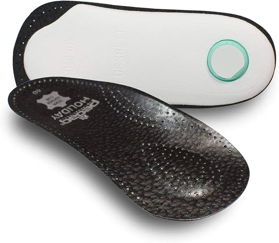3/4 Length Sheepskin Orthotic Inserts with Arch Support and Heel Cushion C76669