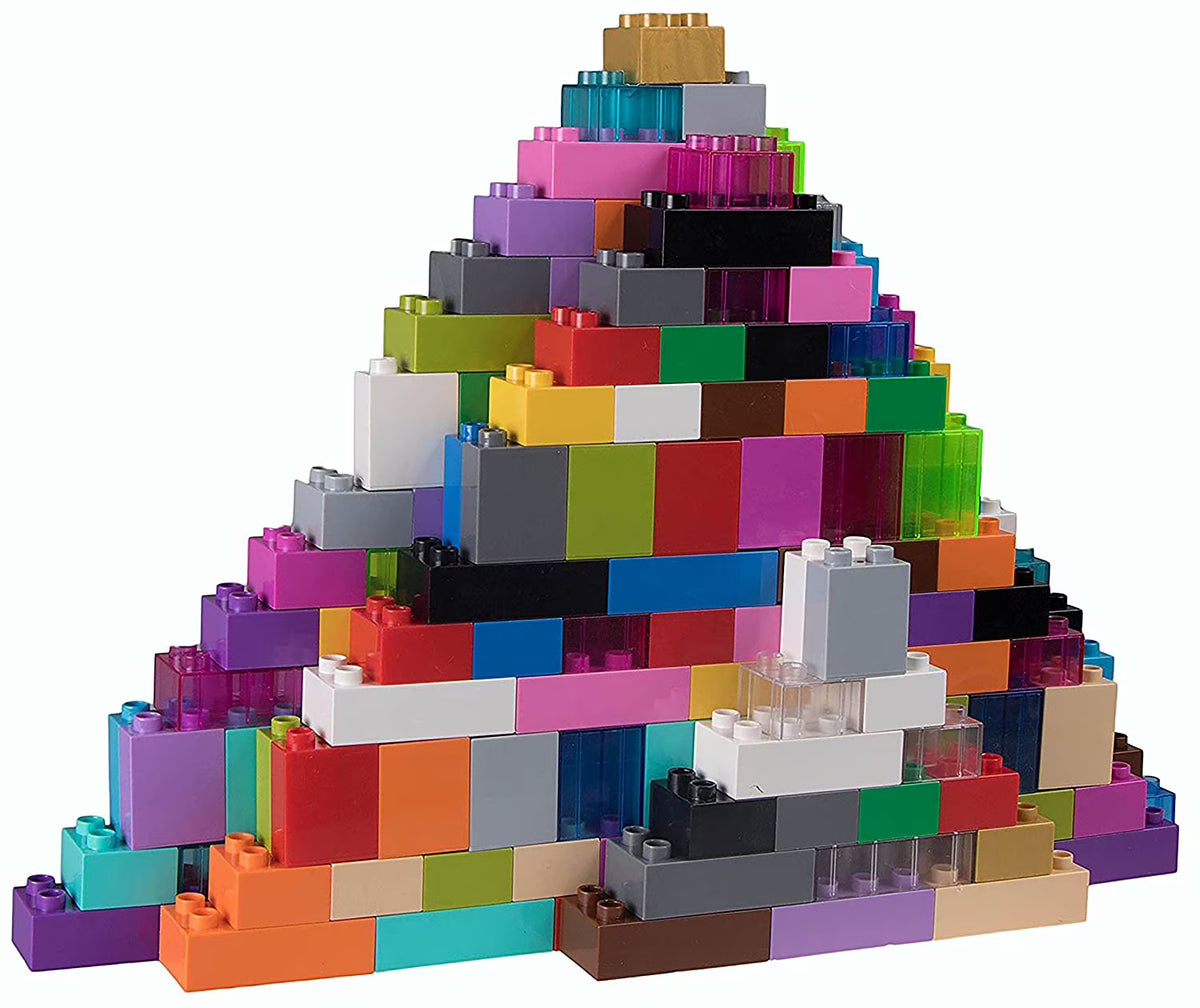 108 Pieces Building Brick Set with Big Pegs L803
