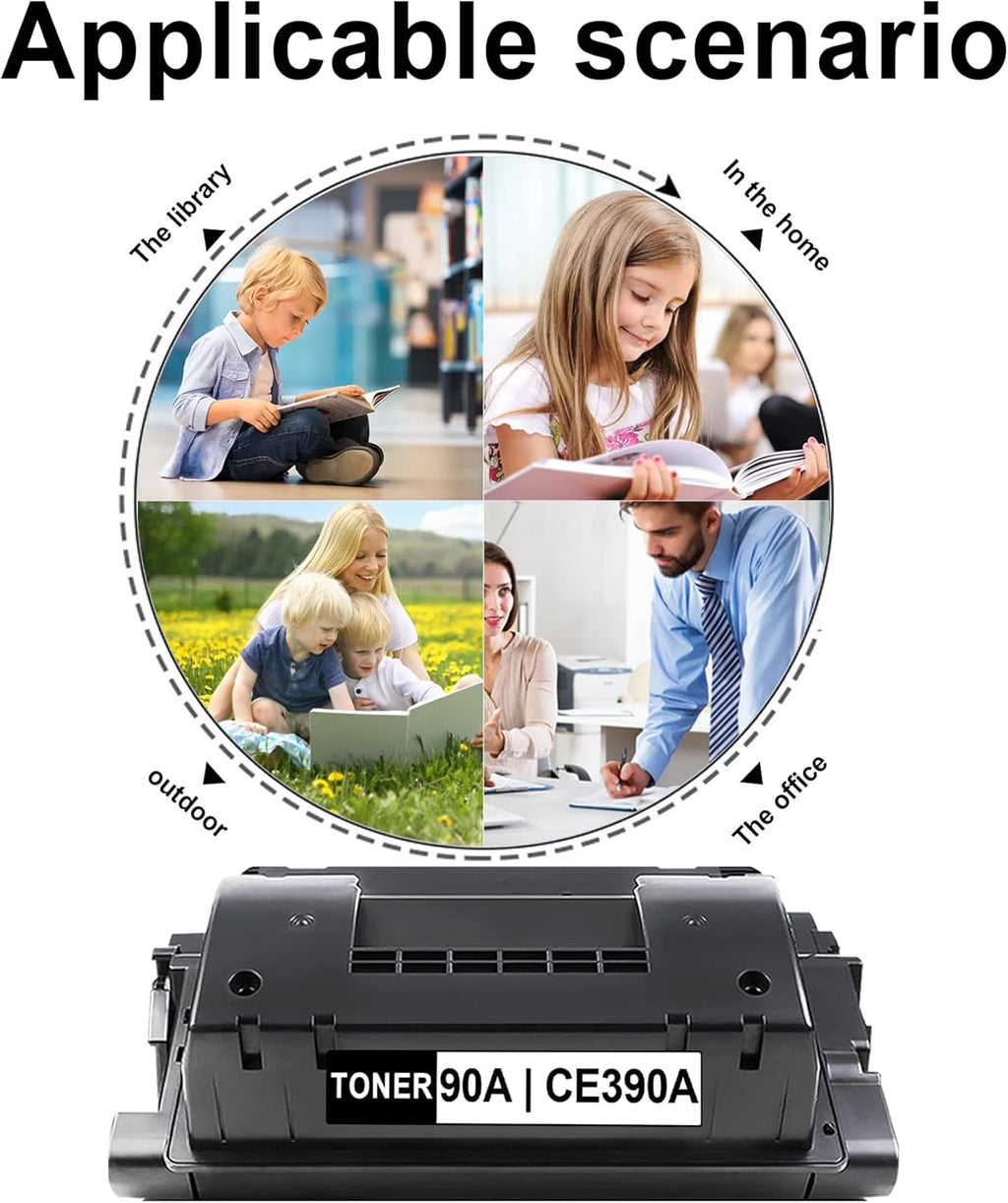 90A CE390A Compatible Toner Cartridge for HP Enterprise 600 Printer U9812