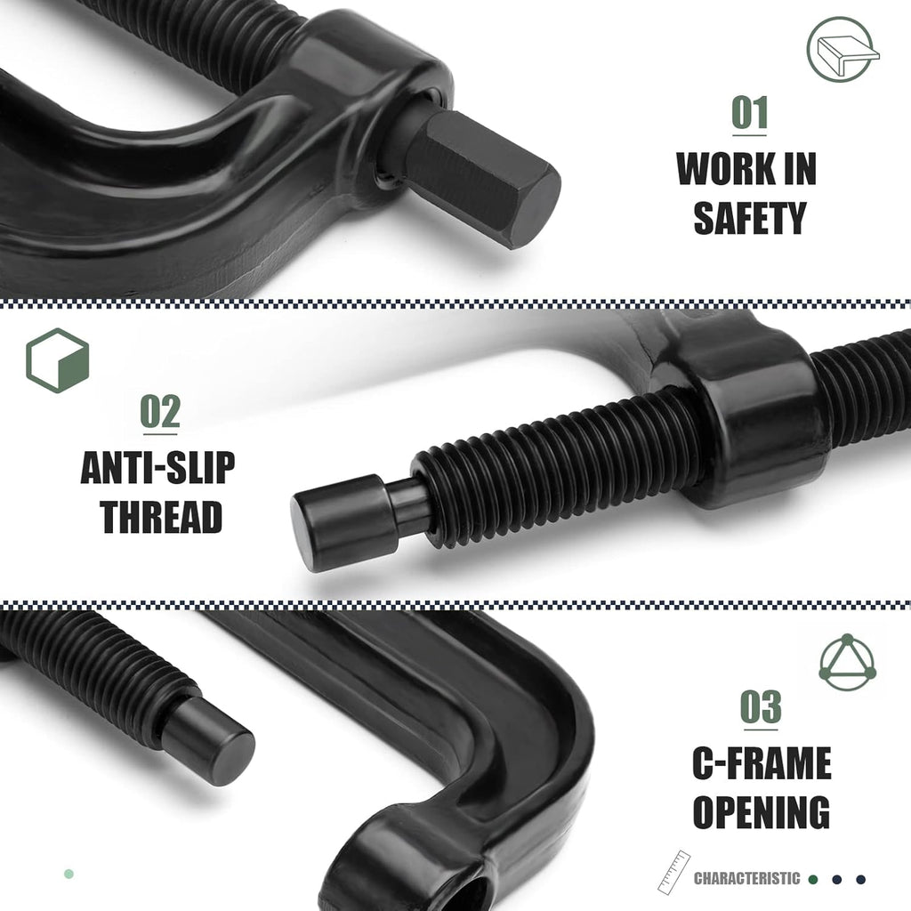 Ball Joint Press U Joint Removal Tool with 4-wheel Adapters I457