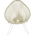 White/Ivory Rocker Chair A80911