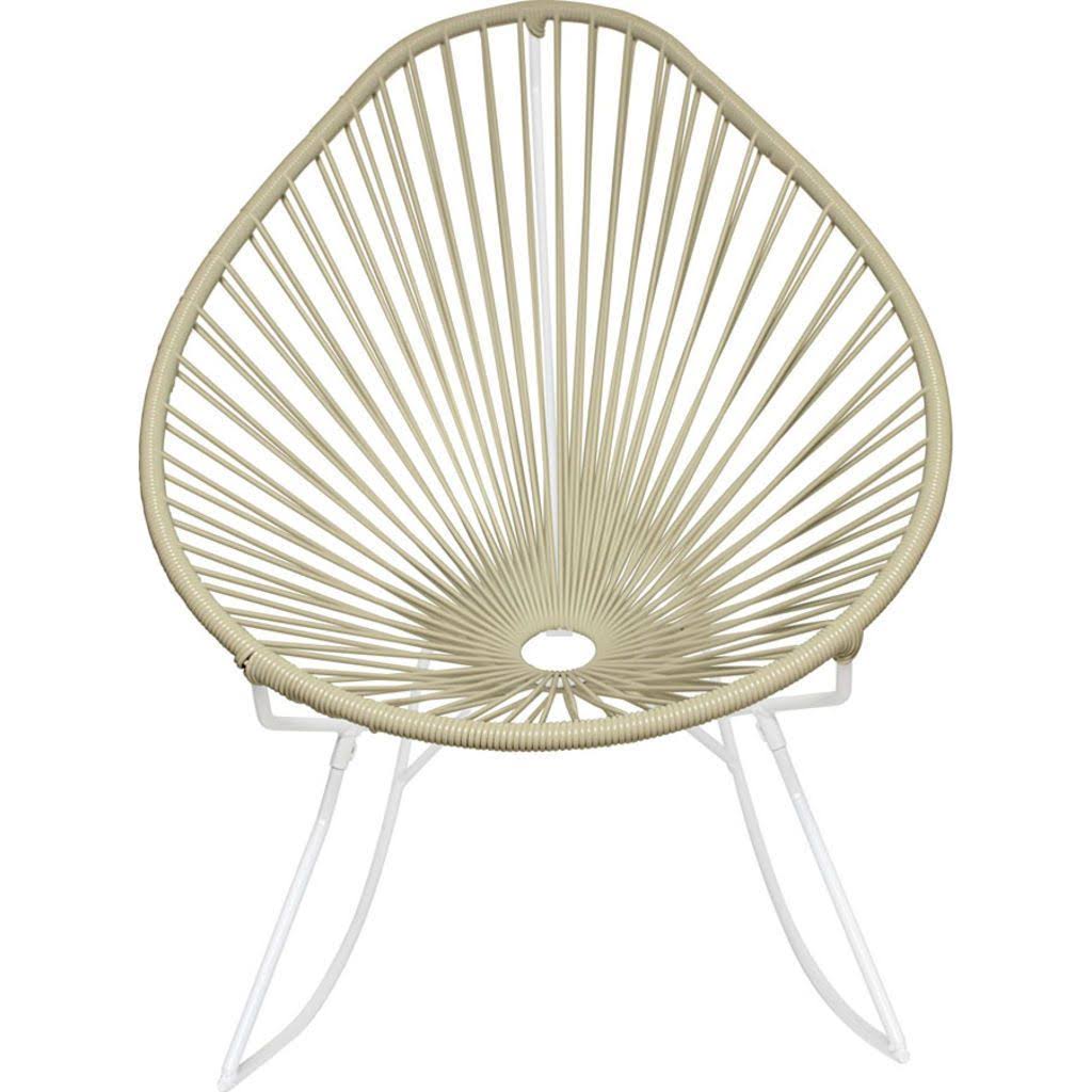 White/Ivory Rocker Chair A80911