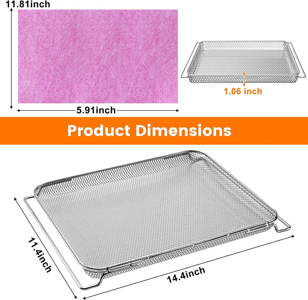 Stainless Steel Replacement Air Fry Basket R12486