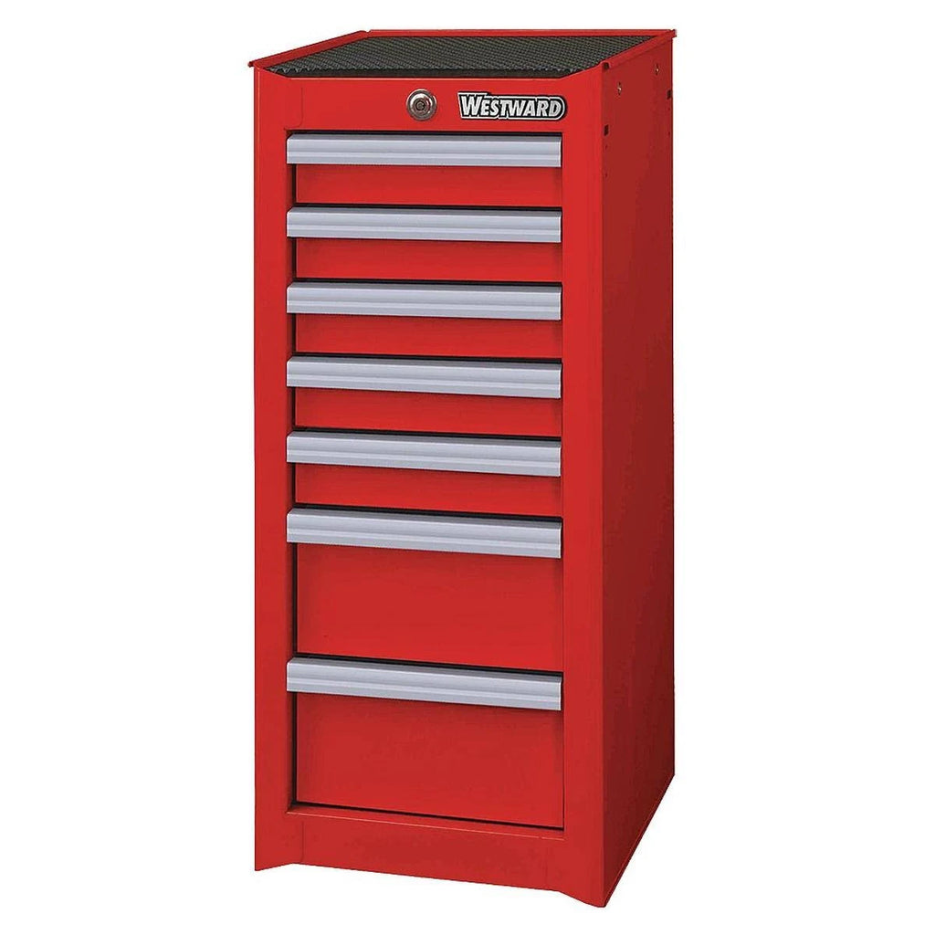 Red 7 Drawer Side Cabinet K4149