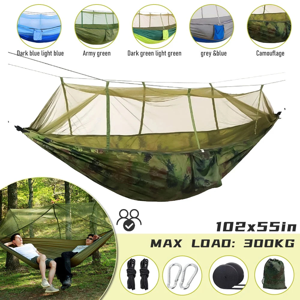 Camping Hammock with Mosquito Net 210T Nylon R28715