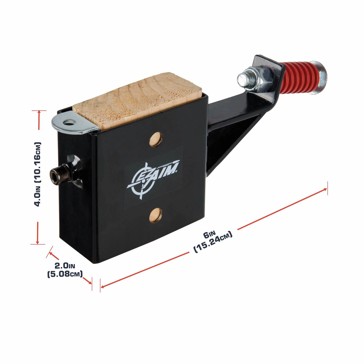 Steel Gong Hanger Target with Recoil Spring, Black F557980