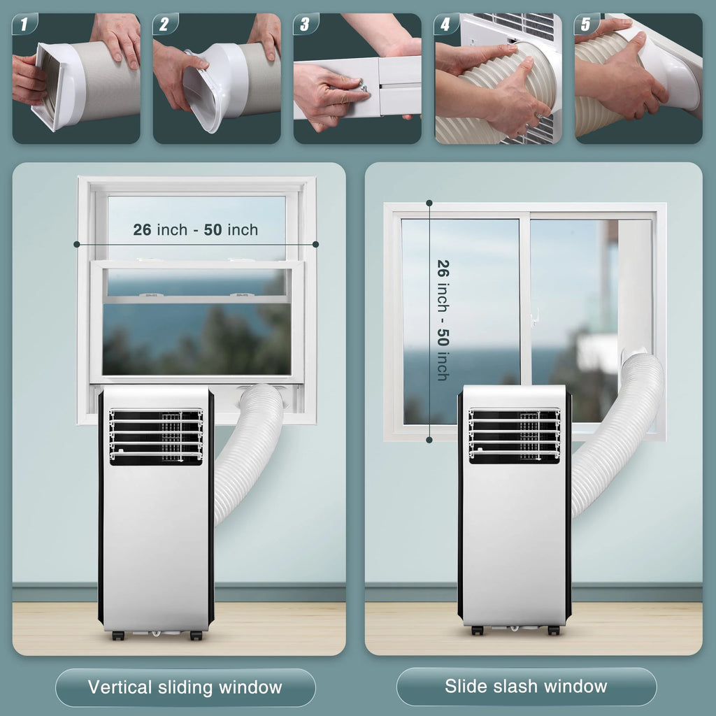 5,000 BTU Portable Air Conditioner Dehumidifier Fan I538