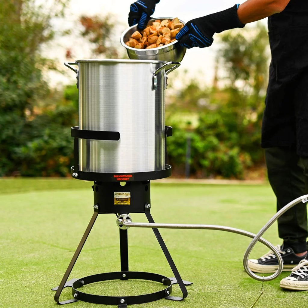 30QT Aluminum Turkey Deep Fryer Pot F170