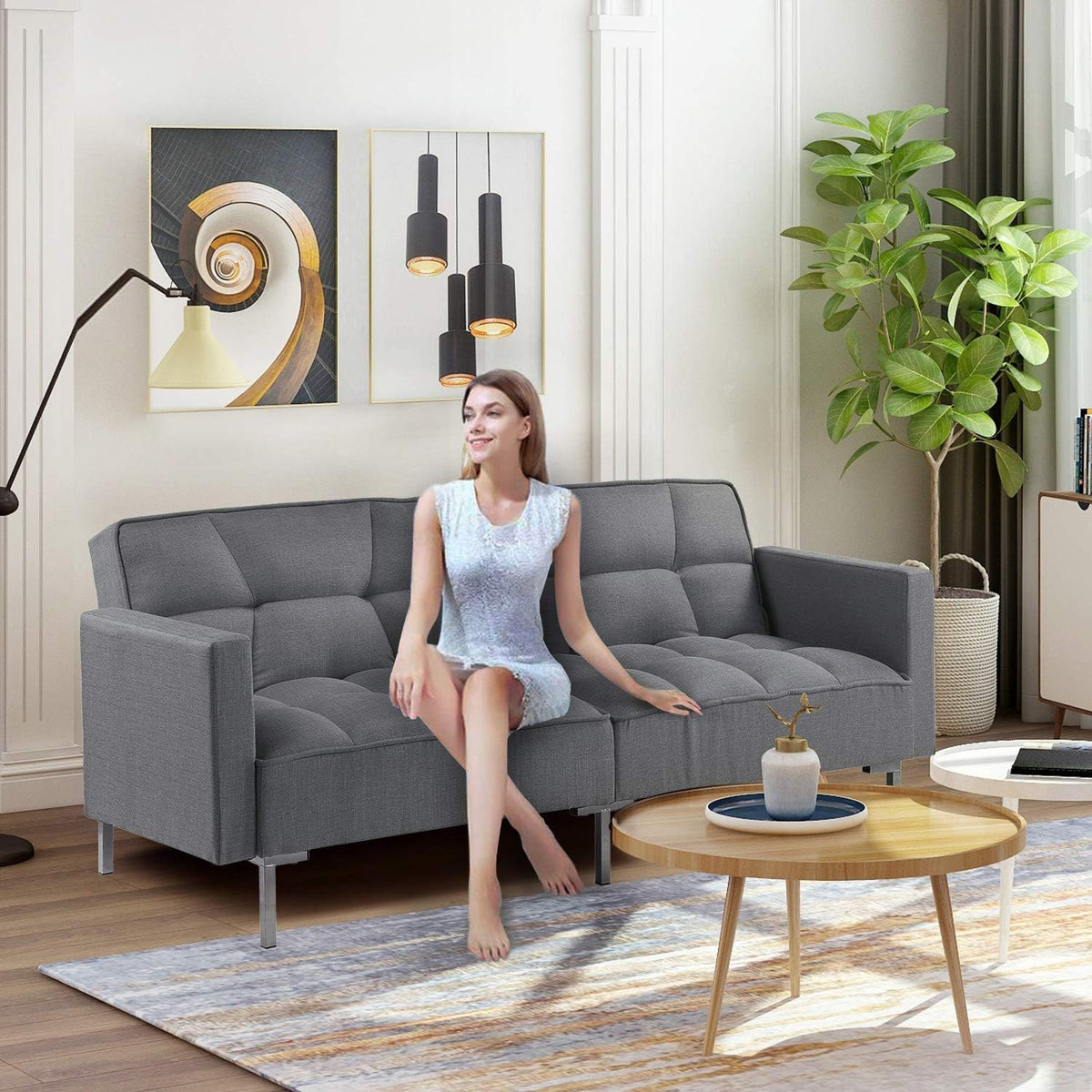 Adjustable Sofa Bed Couch W8573