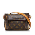 Pre-Owned Brown PVC Leather Shoulder Bag O67067