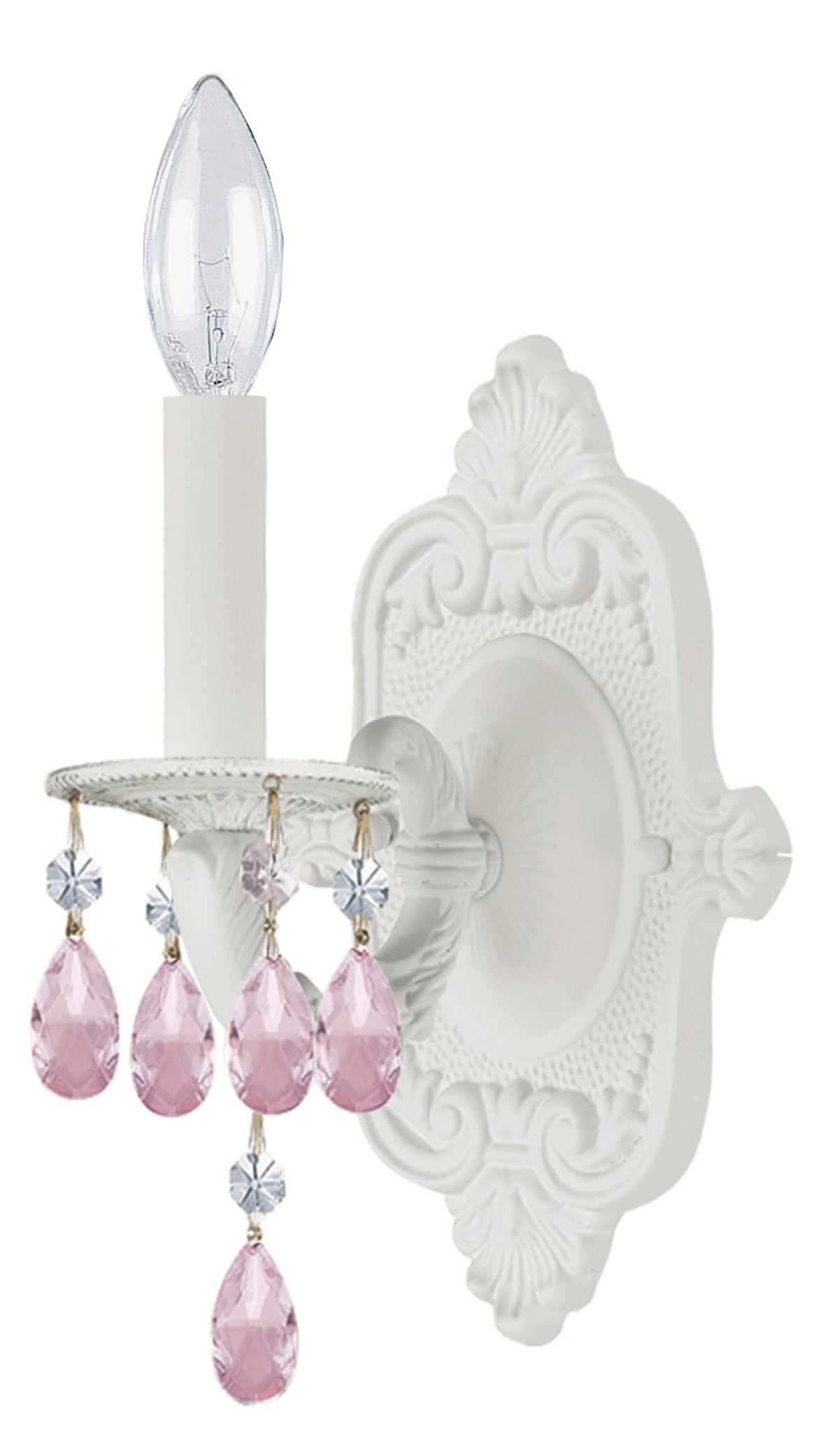 White Crystal Sconce R215