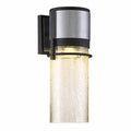 Black Integrated LED Outdoor Wall Mount Lantern Z5937