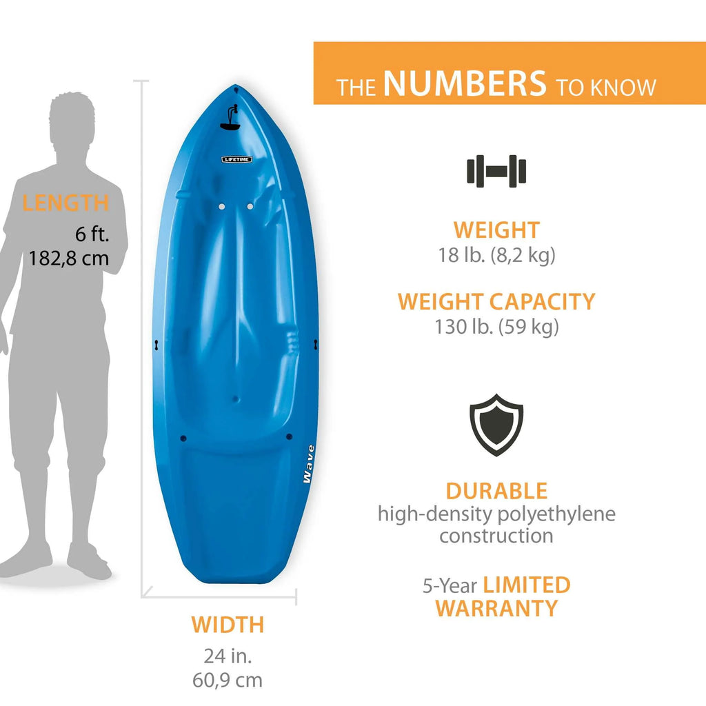 6 ft Youth Kayak Blue Y73391