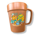 Orange Bird Flower Pot Mug E484