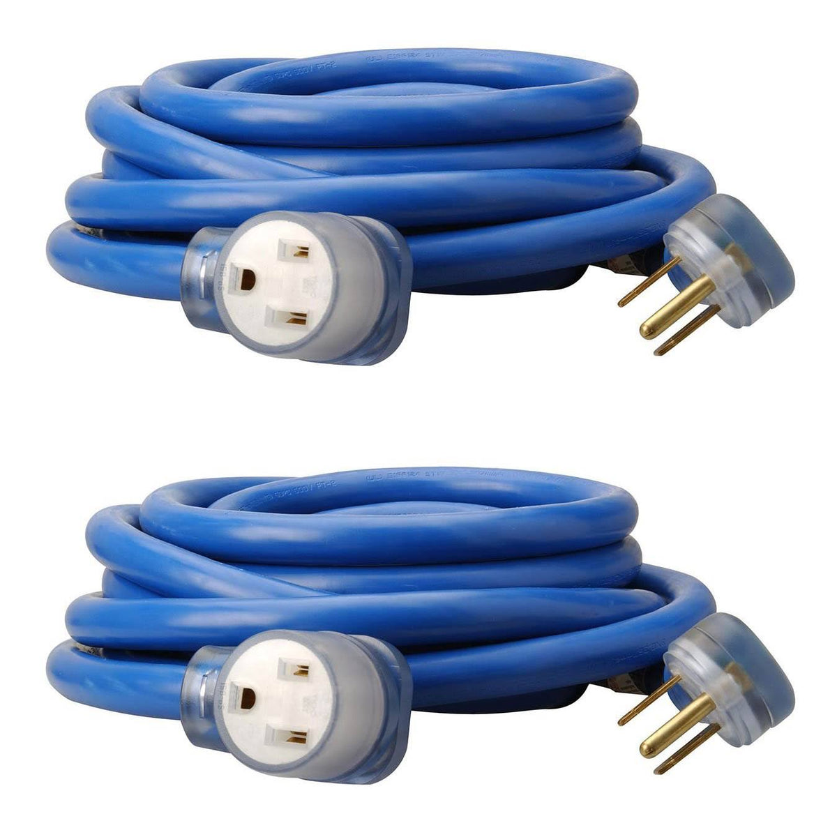 25 ft STW Weather Resistant Electrical Extension Service Cord (2 Pack) A2829
