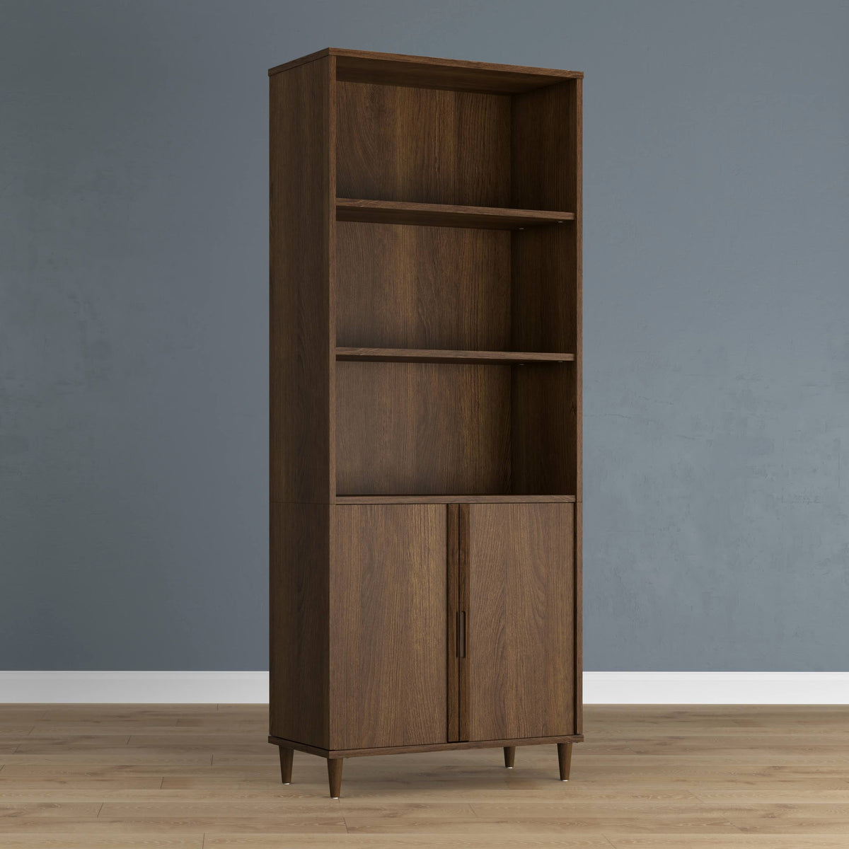 Vintage Walnut Bookcase R2425