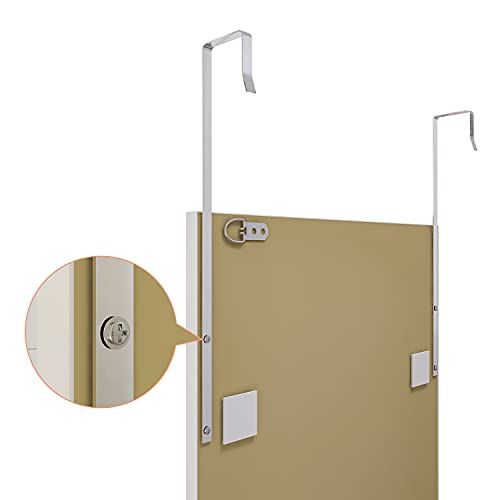 48" x 16" Full Length Metal Frame Mirror, 2 Pcs Door Hanging Mirror K7724
