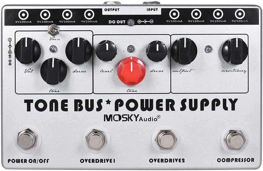 3 Effects Pedal and 8 Outputs Power Supply Multieffects Processor G22419