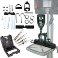 Bench Drill Locator Set, Square Hole Chisel Drilling Machine Woodworking Mortiser Location Tool, Mortising Attachment Kit D6186