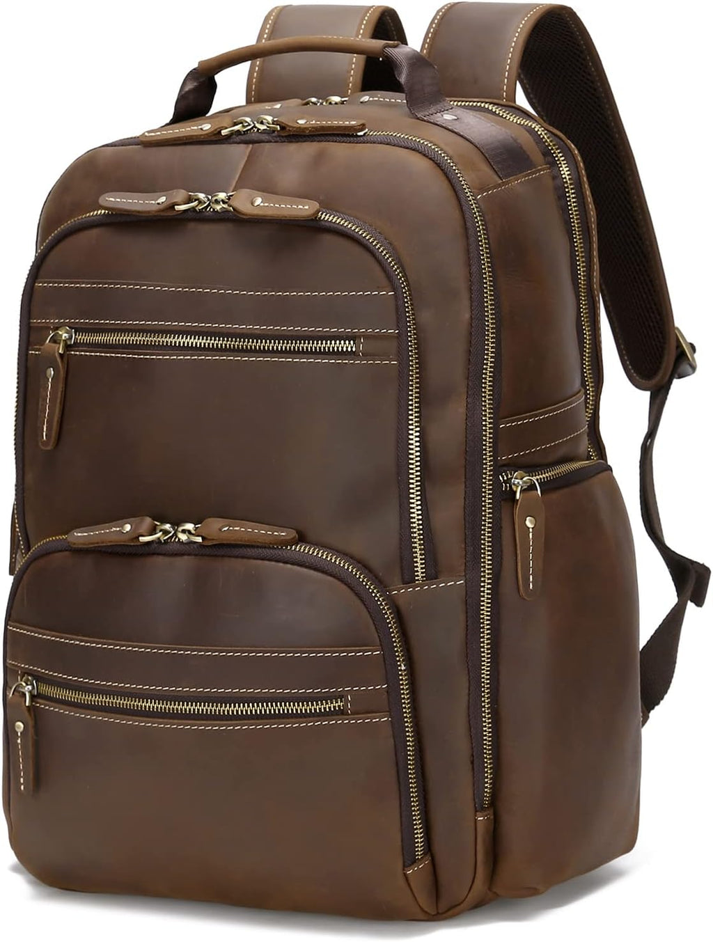 Genuine Leather 18 inch Laptop Backpack K52290