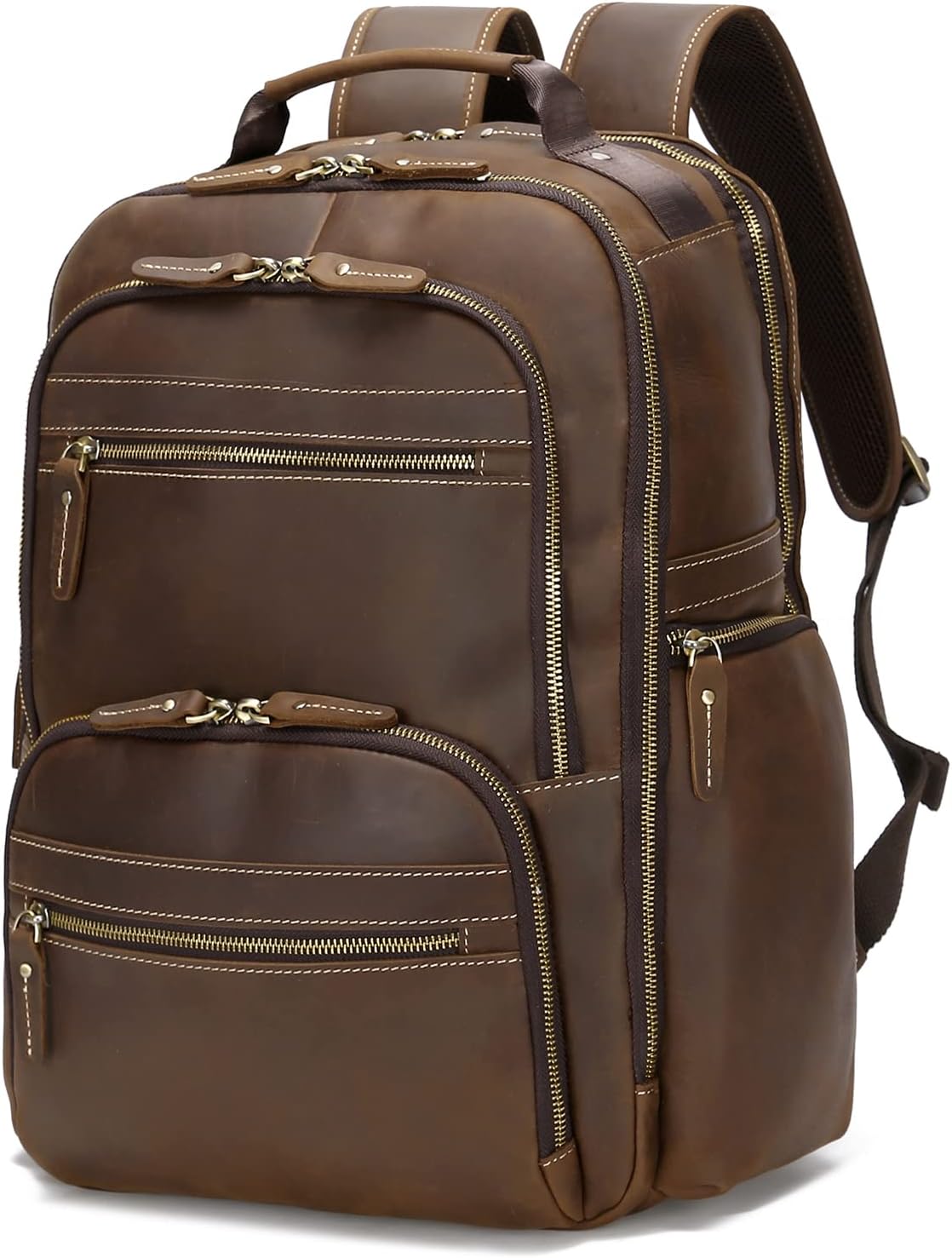 Genuine Leather 18 inch Laptop Backpack K52290