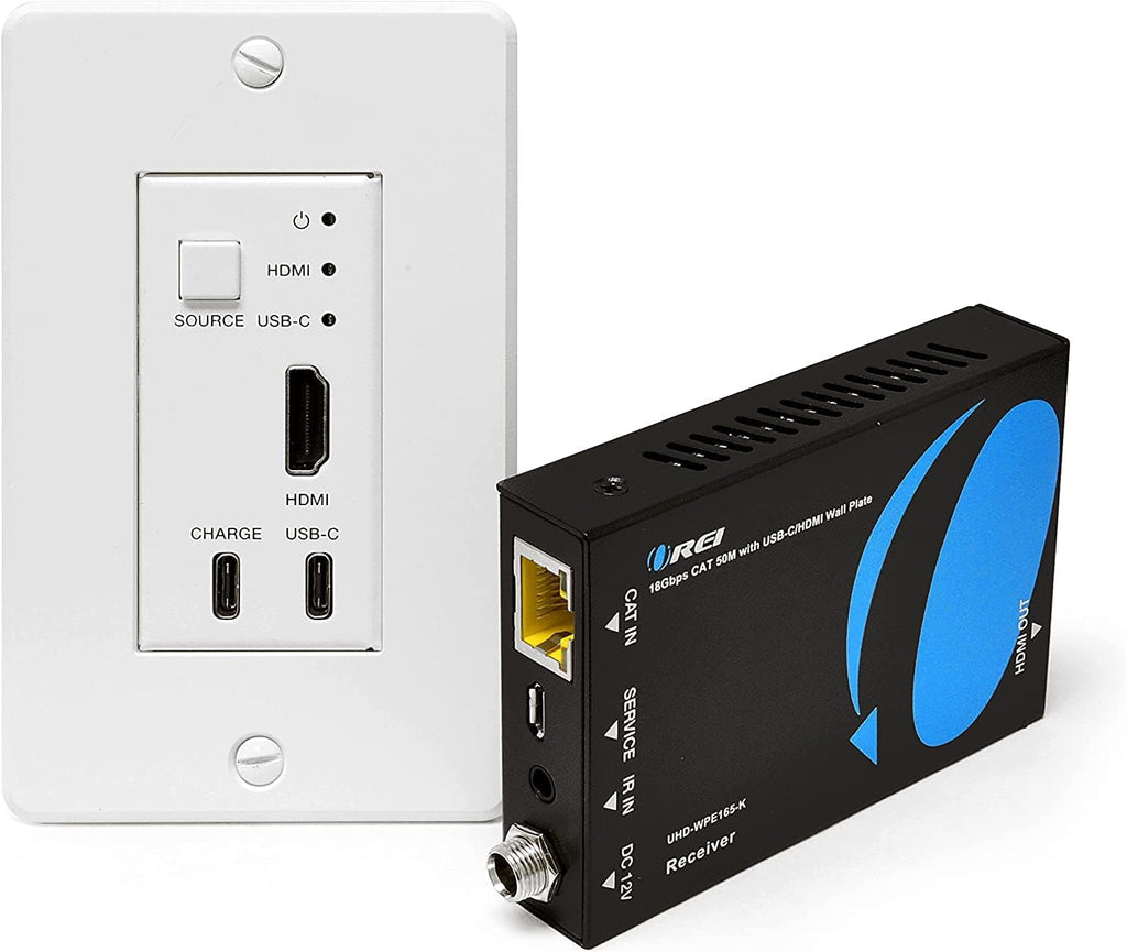HDMI/USB-C Extender Over Cat6/Cat7 Cable 4K 60Hz with HDR & IR Control X887