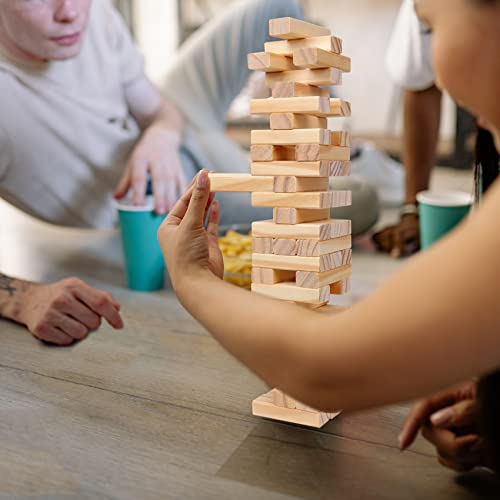 54pcs Wooden Tumbling Tower Game with Carry Case E527