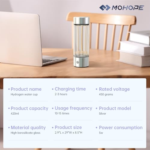 Silver Hydrogen Water Bottle Y423127