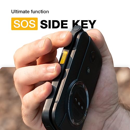 Rugged Basic Flip Phone, 4G Feature Cell Phone, Waterproof, Drop-Proof, Dual SIM U740