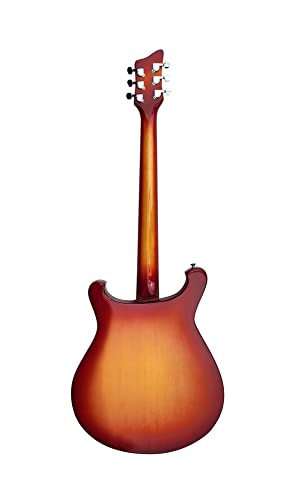 3T Sunburst Semi Hollow Electric Guitar B399