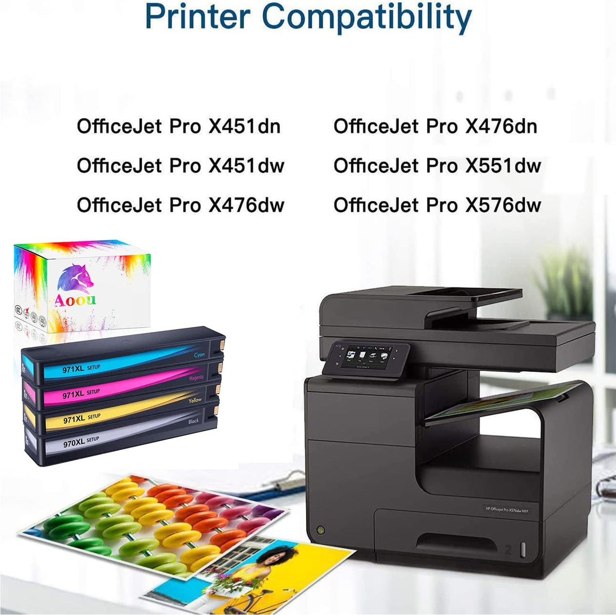 Remanufactured Ink Cartridge Replacement 4-Pack J28225