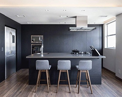 Black Wood Wallpaper Self-Adhesive Contact Paper V164946