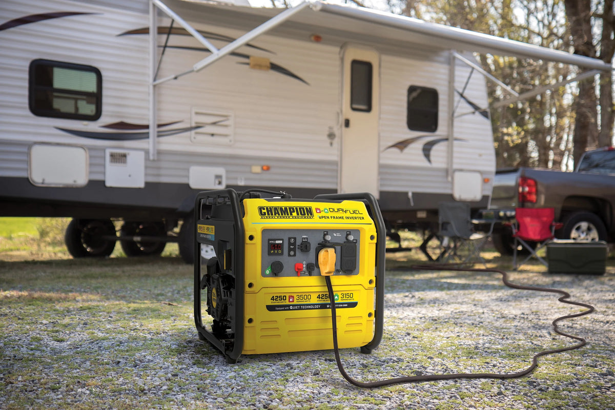 4250-Watt Dual Fuel Open Frame Inverter Generator L418868