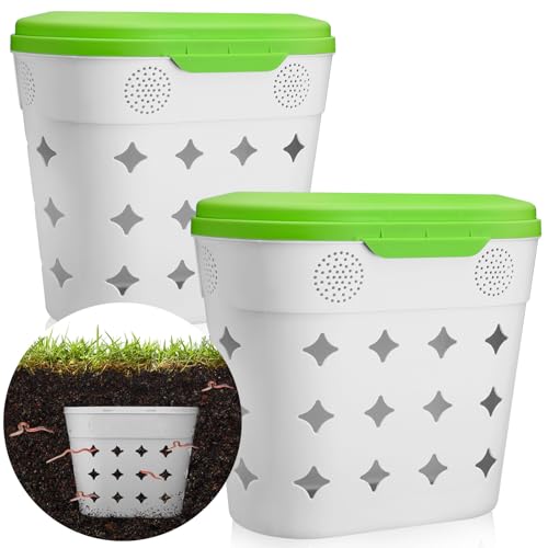 2 Pack 8 Gallon Outdoor Compost Bin Z63083