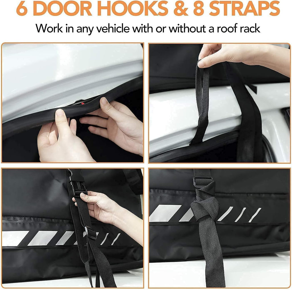 Waterproof Rooftop Cargo Carrier with Non-Slip Bottom H6037