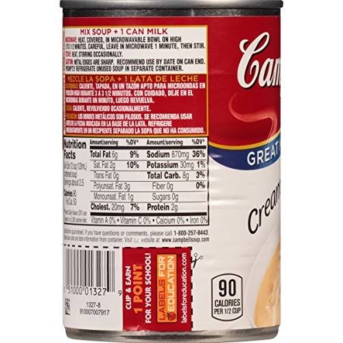 10.5 oz Can Cream of Shrimp Soup Pack of 12 C1413