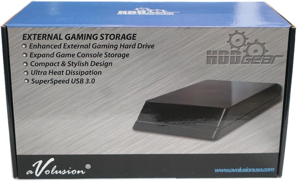 4TB 7200RPM USB 3.0 External Gaming Hard Drive W1775