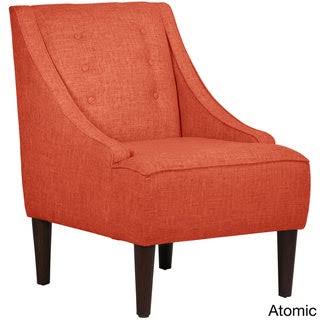 Grey Linen Fabric Mid-Century Modern Chair I1690