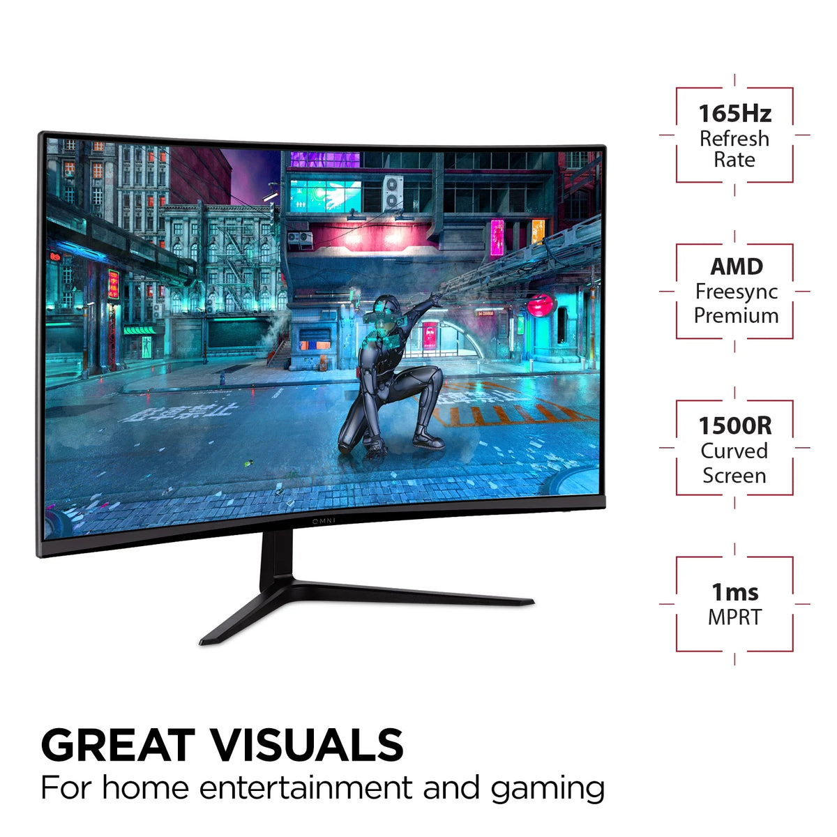 32 Inch Curved 1080p 165Hz Gaming Monitor C21415