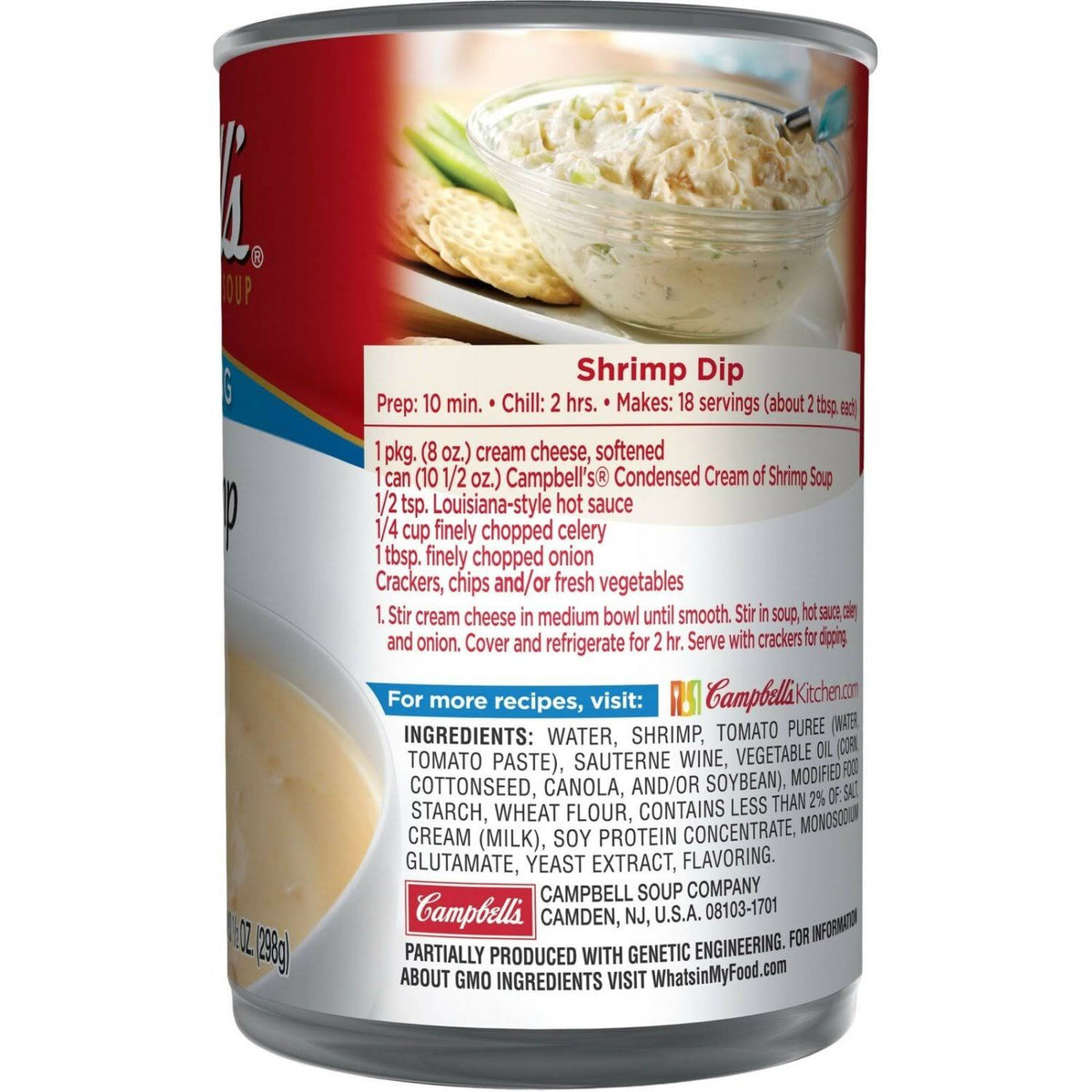 10.5 oz Can Cream of Shrimp Soup Pack of 12 C1413