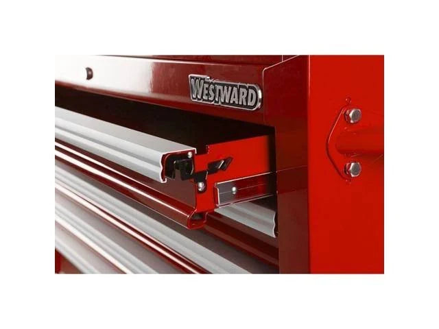Red 7 Drawer Side Cabinet K4149