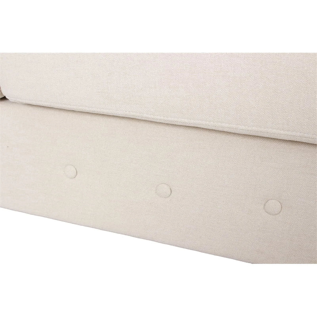 2 Piece Microfiber Loveseat Set in Cream S992