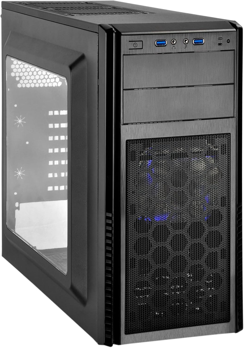 Mid Tower Computer Case with Side Window Panel F969