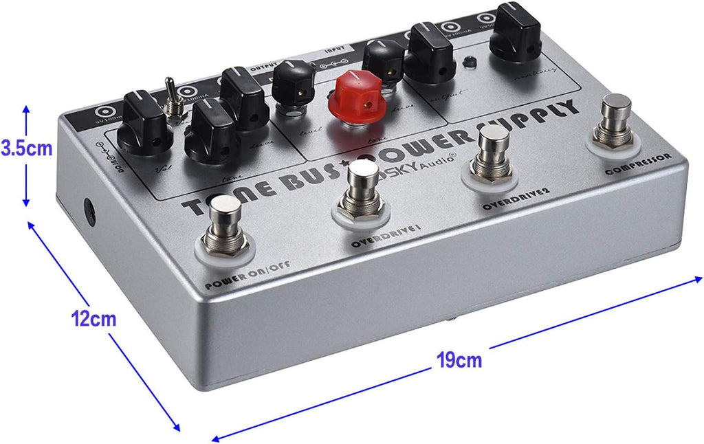 3 Effects Pedal and 8 Outputs Power Supply Multieffects Processor G22419