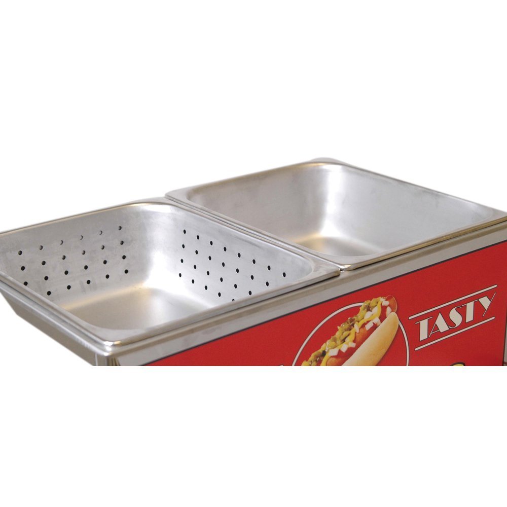 Mini Cart Hotdog Steamer 120V 1200W 10A E4615