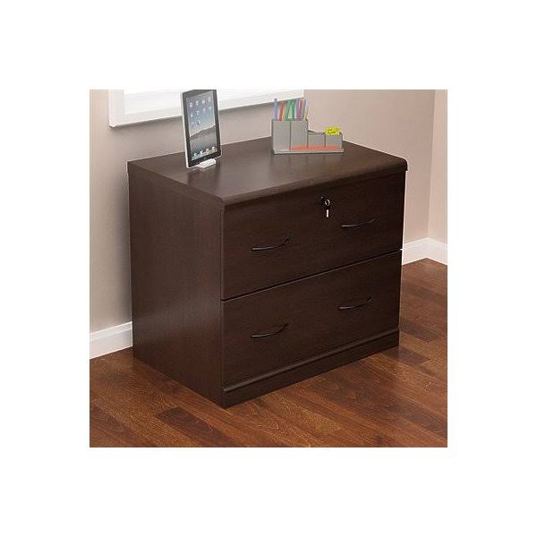 Espresso 2 Drawer Lateral Filing Cabinet W6447