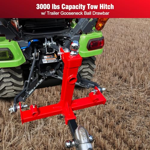 3 Point Hitch 2 inch Receiver Tow Drawbar Adapter W968