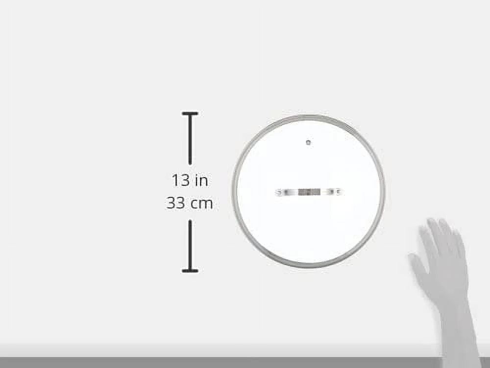 12.5" Square Tempered Glass Frying Pan Lid R114989