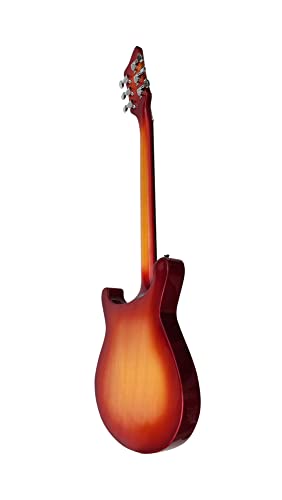3T Sunburst Semi Hollow Electric Guitar B399