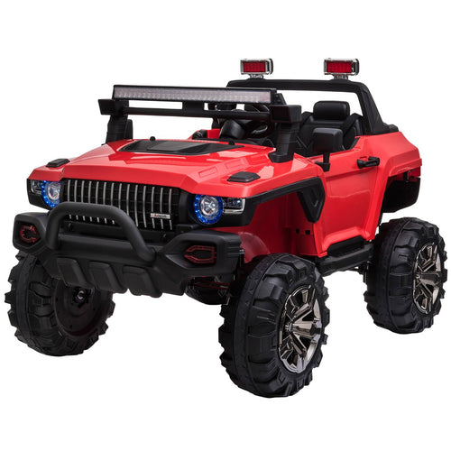 12V Kids Electric 2-Seater Ride on Police Car SUV Truck D571